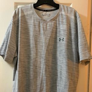 Under Armour Men’s Velocity Shirt, XXL, light grey